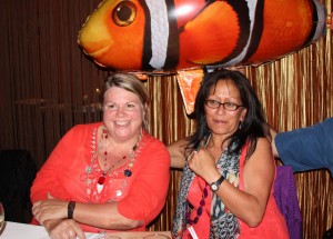 Board members and flying Nemo at christmas party 2011